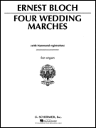 Book cover for 4 Wedding Marches