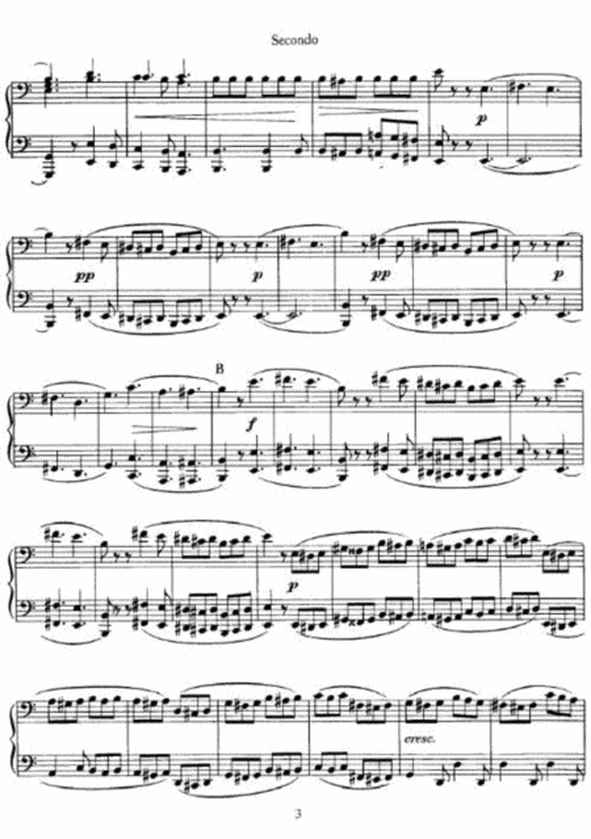 Modeste Moussorgsky - Sonata (piano duet)