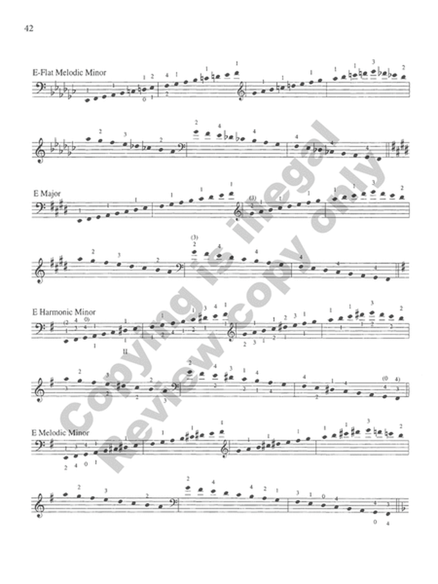 The Galamian Scale System for Violoncello (Volume 1)