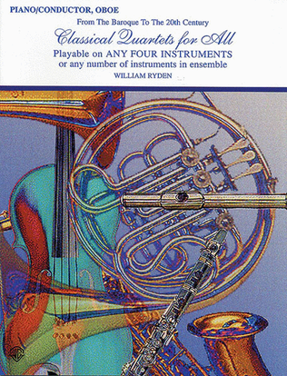 Book cover for Classical Quartets for All (From the Baroque to the 20th Century)