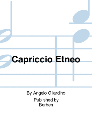 Book cover for Capriccio Etneo
