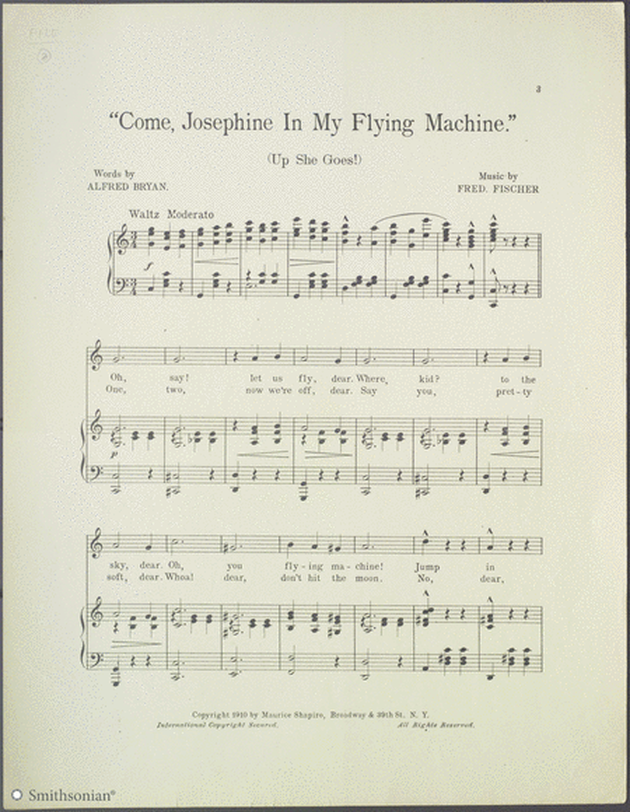 Come Josephine, In My Flying Machine