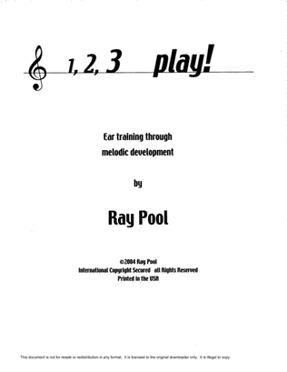 Book cover for 1, 2, 3 - Play!