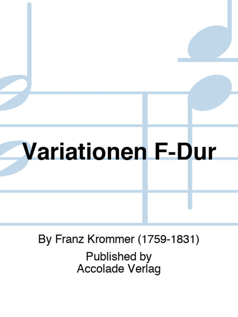 Variationen F-Dur