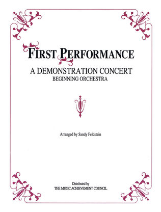 Book cover for First Performance for Orchestra