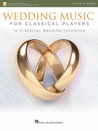Book cover for Wedding Music for Classical Players – Flute and Piano