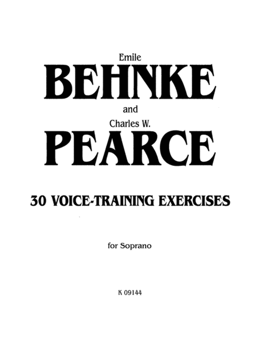 Thirty Voice-Training Exercises