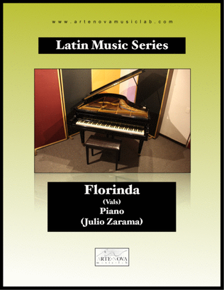 Book cover for Florinda - Vals for Piano (Music from Latin America)
