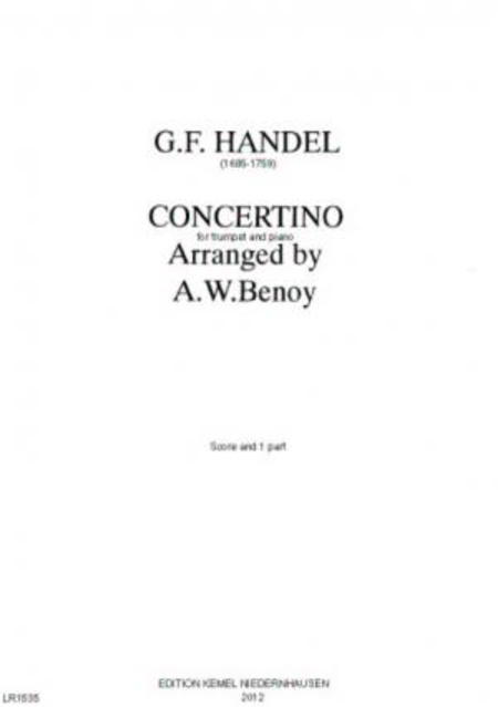 Concertino : for trumpet and piano (Edition trumpet/piano)