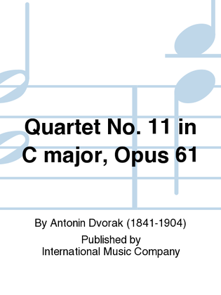 Book cover for Quartet No. 11 In C Major, Opus 61