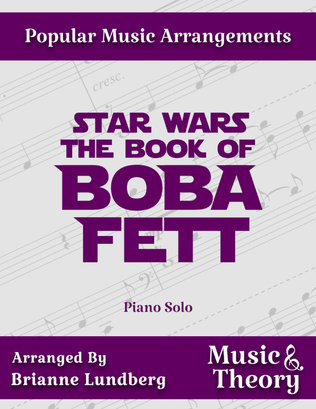 Book cover for The Book Of Boba Fett Main Title Theme