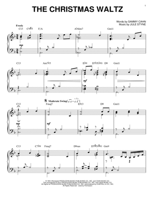 Book cover for The Christmas Waltz [Jazz version] (arr. Brent Edstrom)