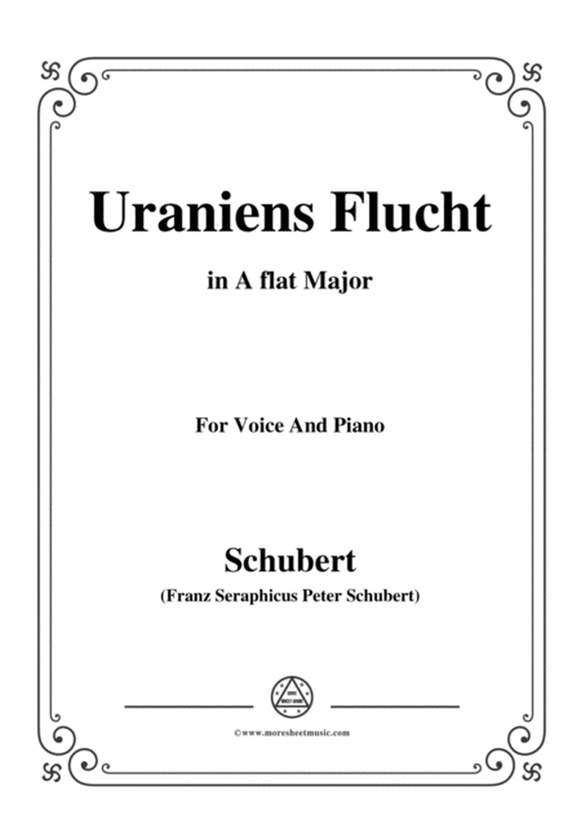 Schubert-Uraniens Flucht(Urania's Flight),D.554,in A flat Major,for Voice&Piano image number null