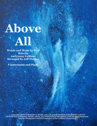 Book cover for Above All