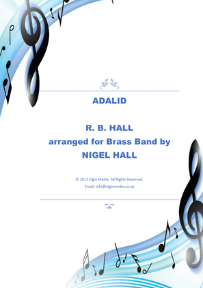 Book cover for Adalid - Brass Band March