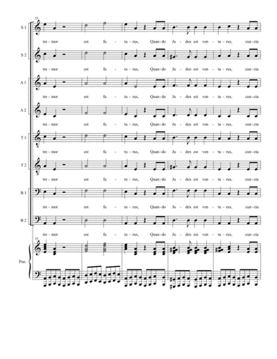 Dies Irae (from "Requiem Mass" - Piano/Vocal Score) image number null
