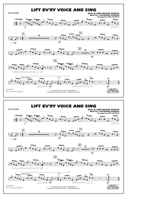 Book cover for Lift Ev'ry Voice and Sing (arr. Paul Murtha) - Quad Toms