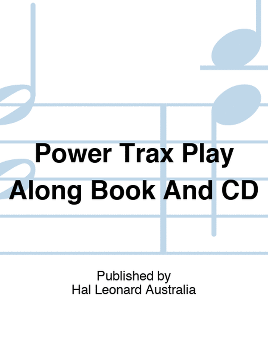 Power Trax Play Along Book And CD