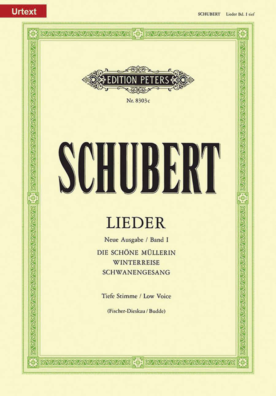 Songs Volume 1 (Die Schoene Muellerin Winterreise Schwanengesang)