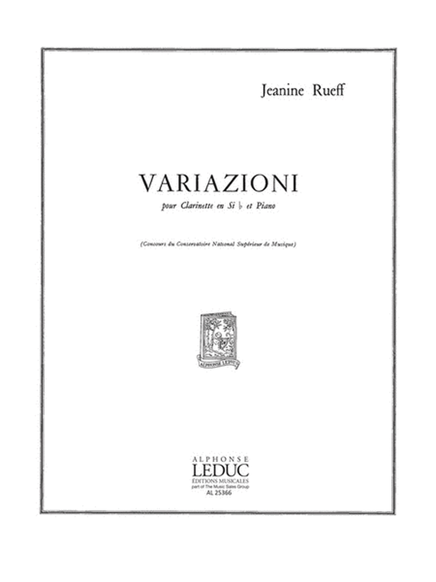 Variazioni (clarinet & Piano)