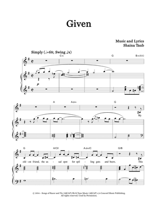 Book cover for Given