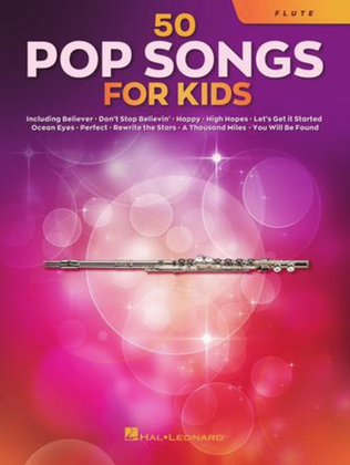 Book cover for 50 Pop Songs for Kids