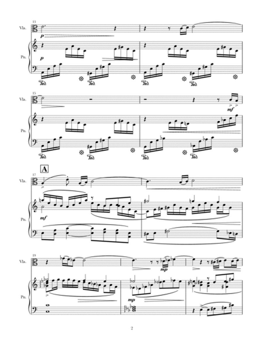 Nevermore (for viola and piano) image number null