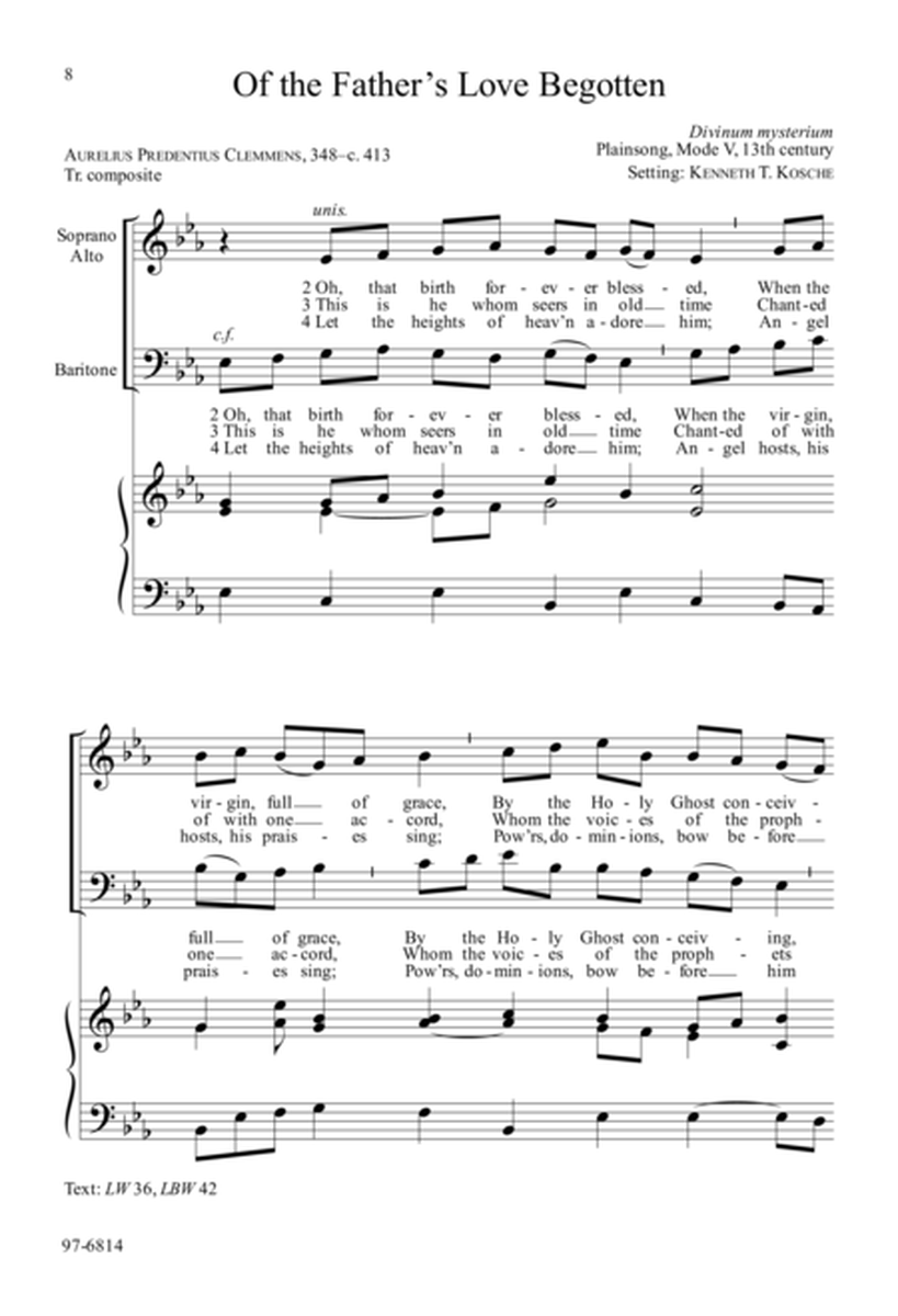 Hymn Stanzas for Choirs, Set 2