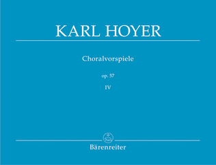 Book cover for Choralvorspiele, op. 57