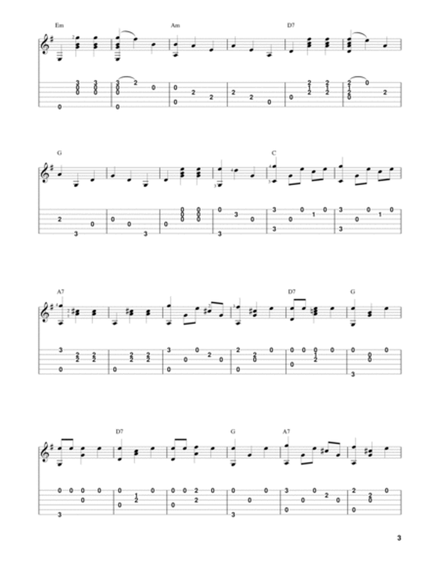 Emperor Waltz by Johann Strauss Jr. Acoustic Guitar - Digital Sheet Music