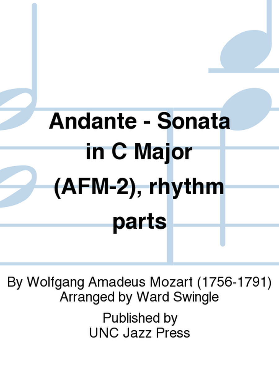 Andante - Sonata in C Major (AFM-2), rhythm parts