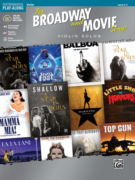 Top Broadway and Movie Songs Instrumental Solos (Violin)