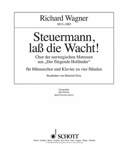 Steuermann lass die Wacht