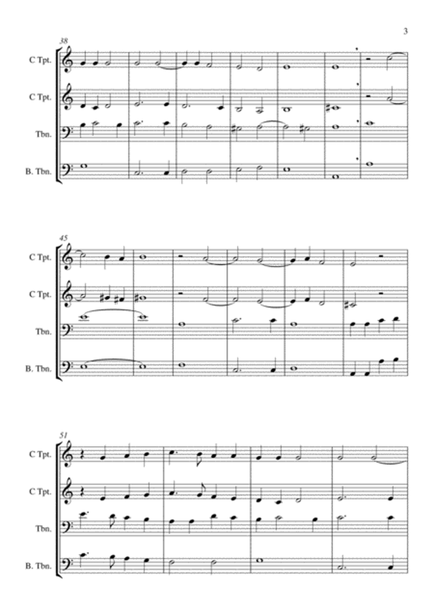 Bennet Weep O Mine Eyes- For Brass Quartet, arr. Josh Rogan