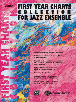 Book cover for First Year Charts Collection for Jazz Ensemble