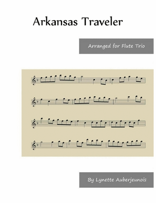 Book cover for Arkansas Traveler - Flute Trio