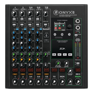 Onyx8 8-Channel Premium Analog USB Mixer