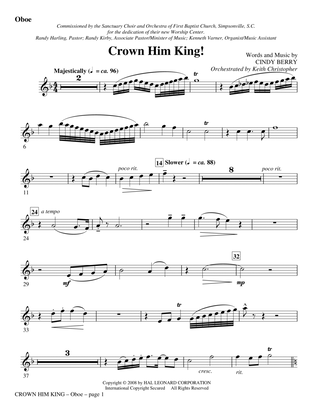 Book cover for Crown Him King! - Oboe
