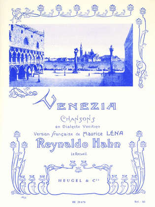 Book cover for Venezia - 6 Chansons En Dialecte Venitien