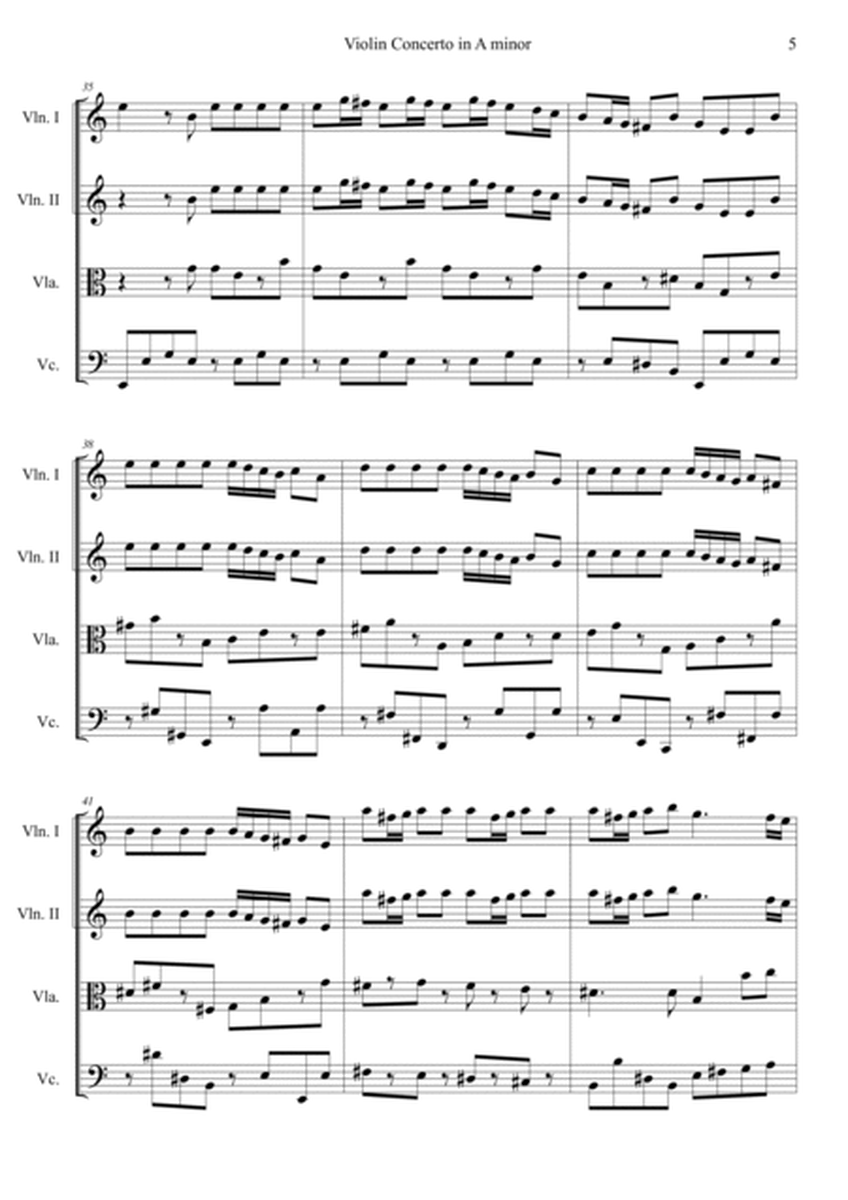 Violin Concerto in A minor RV 356 image number null