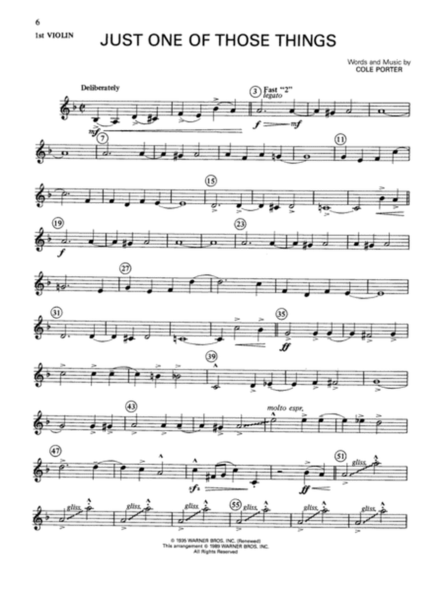 Cole Porter (Classic String Quartets): 1st Violin