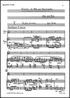 Scott: Concerto For Oboe & Orchestra (with Piano Reduction)