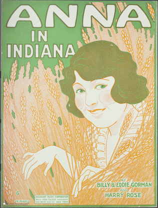 Book cover for Anna in Indiana