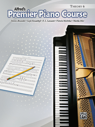 Book cover for Premier Piano Course Theory, Book 6
