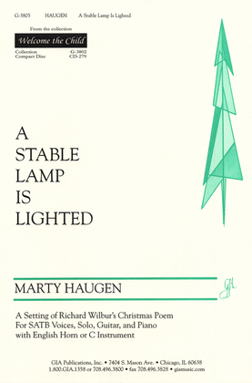 Book cover for A Stable Lamp is Lighted