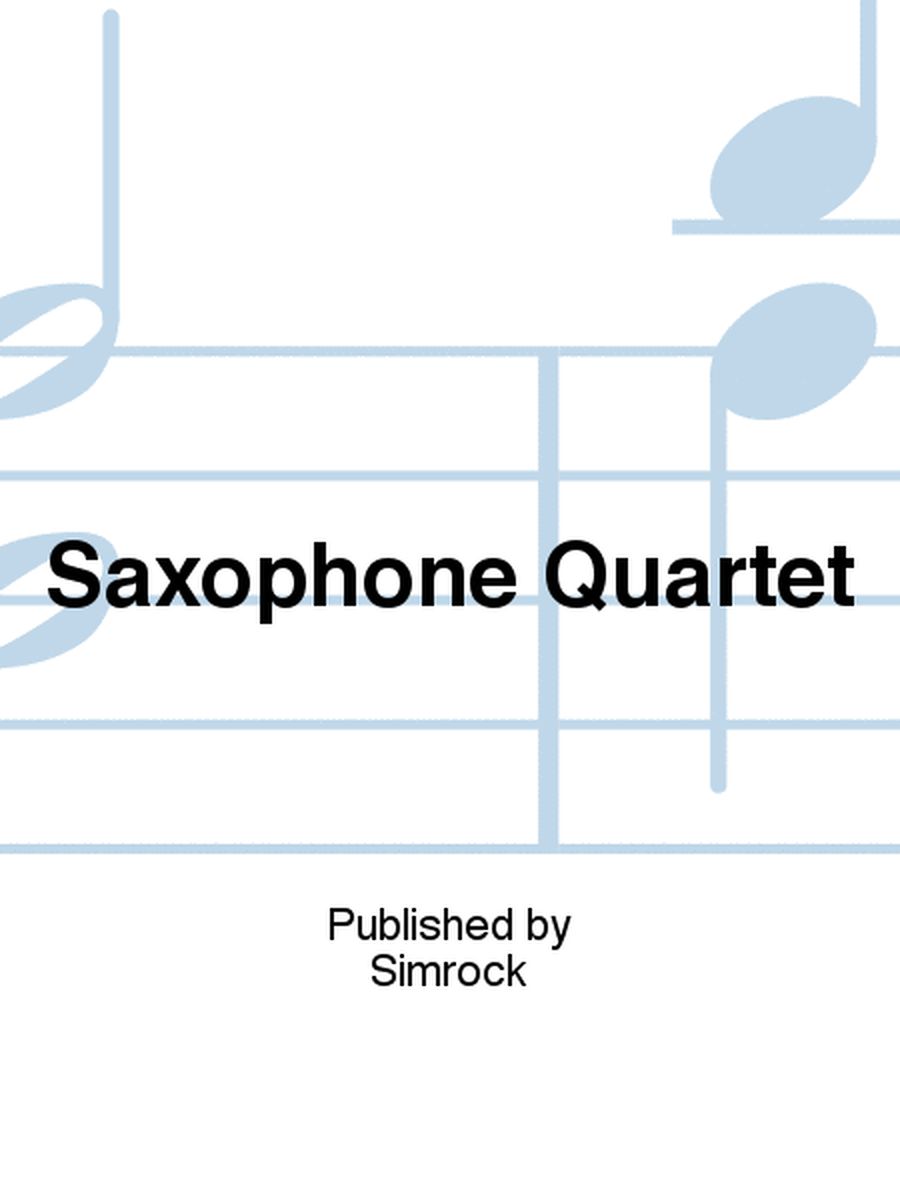 Saxophone Quartet