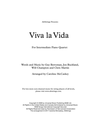 Book cover for Viva La Vida