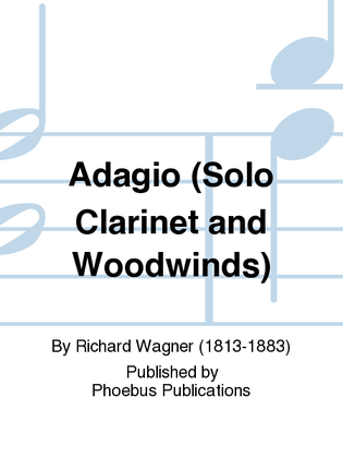 Book cover for Adagio (Solo Clarinet and Woodwinds)