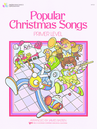 Book cover for Popular Christmas Songs, Primer Level