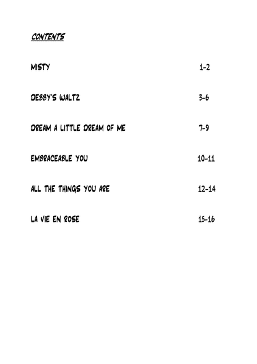 Jazz Standards for Solo Piano (arr. W.Y. Shan)